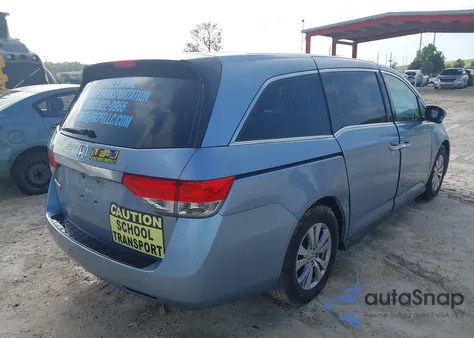 2014 Honda Odyssey Ex z USA, uszkodzony, nr VIN 5FNRL5H42EB098718